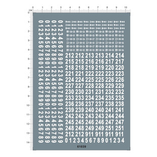 军事模型 越战坦克(数字编号)通用标志.专用水贴【61039】