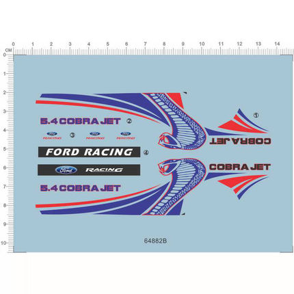 1/24 1/25 REVELL GT500 TG500KR cobra jet ford racing 64882B