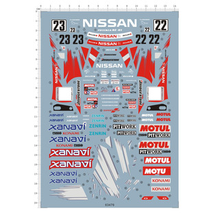 R34 63476 Xanavi ngk 拉花模型车水贴纸 nismo motul