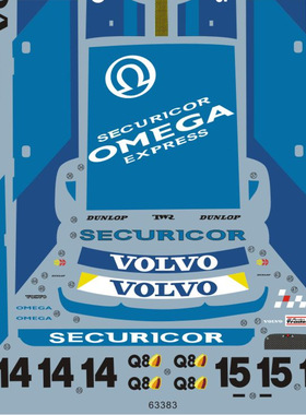 1/24 volvo 850 estate btcc 24162 沃尔沃旅行版 63383