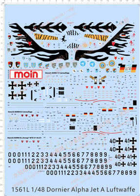 1/48 DORNIER ALPHA Jet A-Luftwaffe Anniversa 1561L