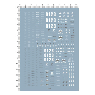 GD模型 MG Rick Dias RMS-099B 利克(迪亚斯).专用水贴【5888】