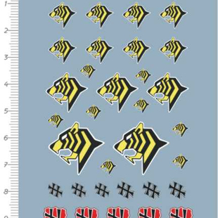 zaku 沙漠之虎海涅瞬发扎古老虎gd水贴纸 63889