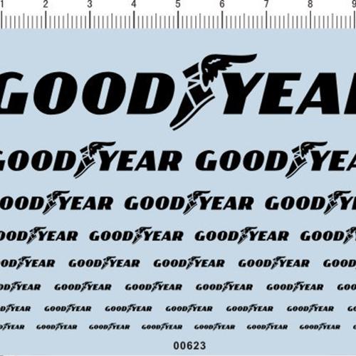 Goodyear固特异 模型车水贴纸 00623