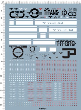 1/144 PMX-003 The-O 铁奥 gd水贴 61031-408 HG