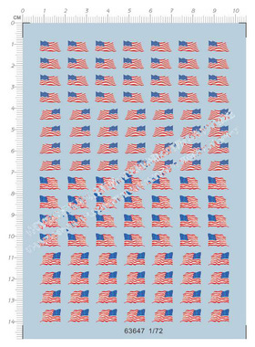 军事模型 1:35 美军(M1117)卫士.装甲防护车.专用水贴【63647】