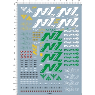 NEO NZ-666 KSHATRIYA 刹帝利刹力帝gd水贴 61171-201 HG 1/144
