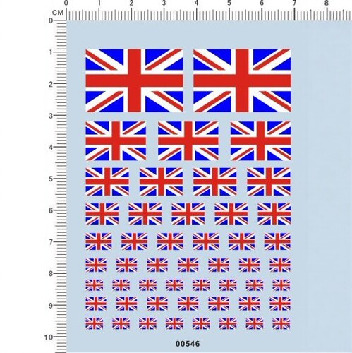 英国国旗 模型车水贴纸 00546-A2914
