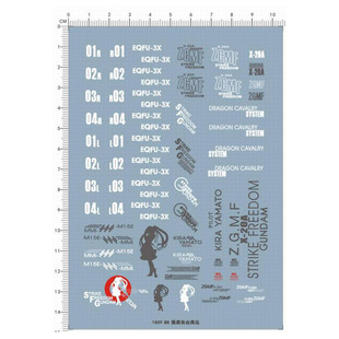 MG 1/100 AGX-04 GERERA-TETRA 小松原博之红角马水转印贴纸1804