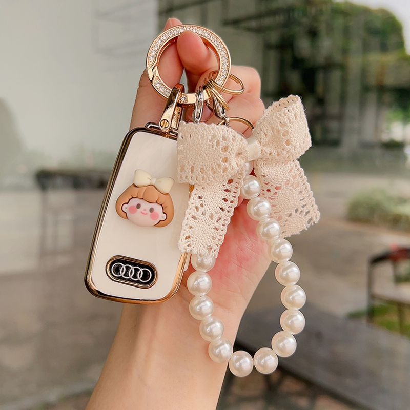 适用奥迪a3钥匙套4l车6女q