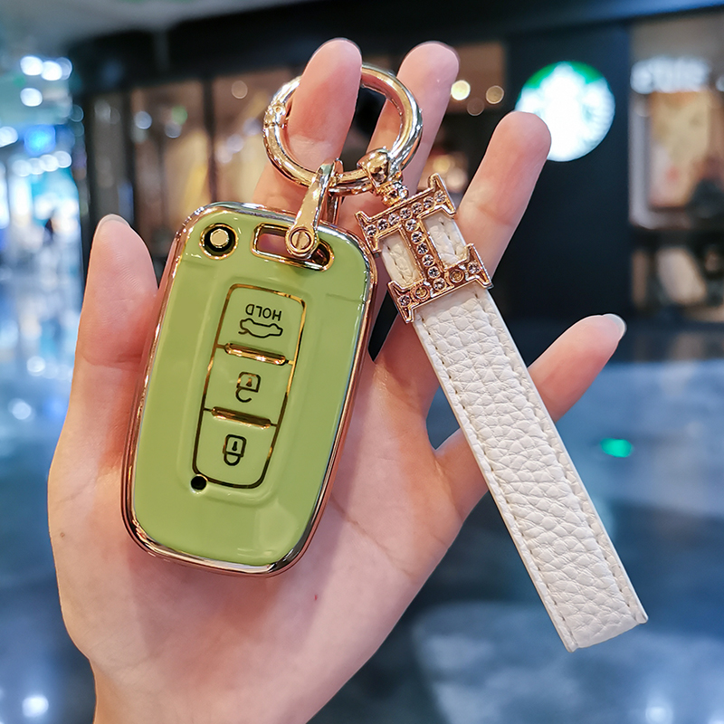 适用于起亚钥匙套女K2K5秀尔智跑狮跑悦动索兰托凯尊速迈车钥匙包