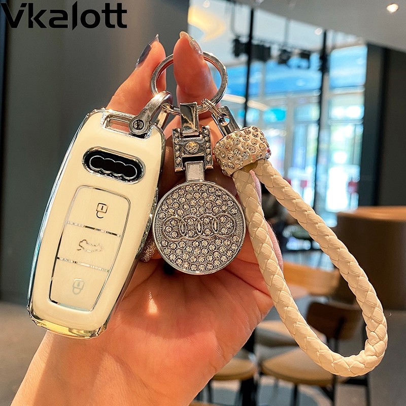 2021款奥迪钥匙套a6l a3 q7扣a7车a8包q8新q3 q2l s3钥匙壳女高档