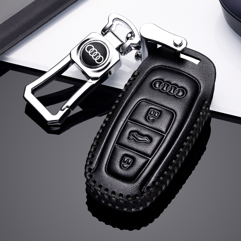 2020款奥迪A6L钥匙套新A6L汽车全包真皮钥匙包18/19款A6L钥匙专用