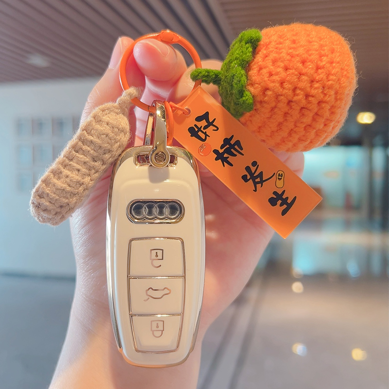 奥迪a6l钥匙套a4lL车a3女q3壳q5l扣q2l新a5专用a8保护q7可爱tt包