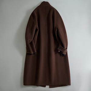 秋冬长款休闲风衣 日韩大版毛呢大衣保暖外套D203-102P560控899图片