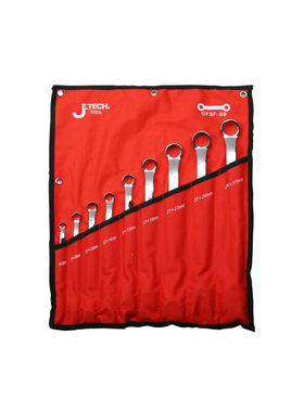 捷科工具（JETECH）9支装镜抛双梅呆扳手套装OFSF-S9