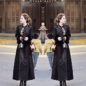 新中式 穿搭 文艺复古知性黑色正肩知性韵味上衣搭配半身裙网红爆款