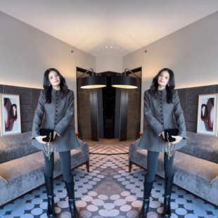 网红冬季 乖巧气质优雅淑女礼服高定轻奢名媛风2025外套裙穿搭 爆款