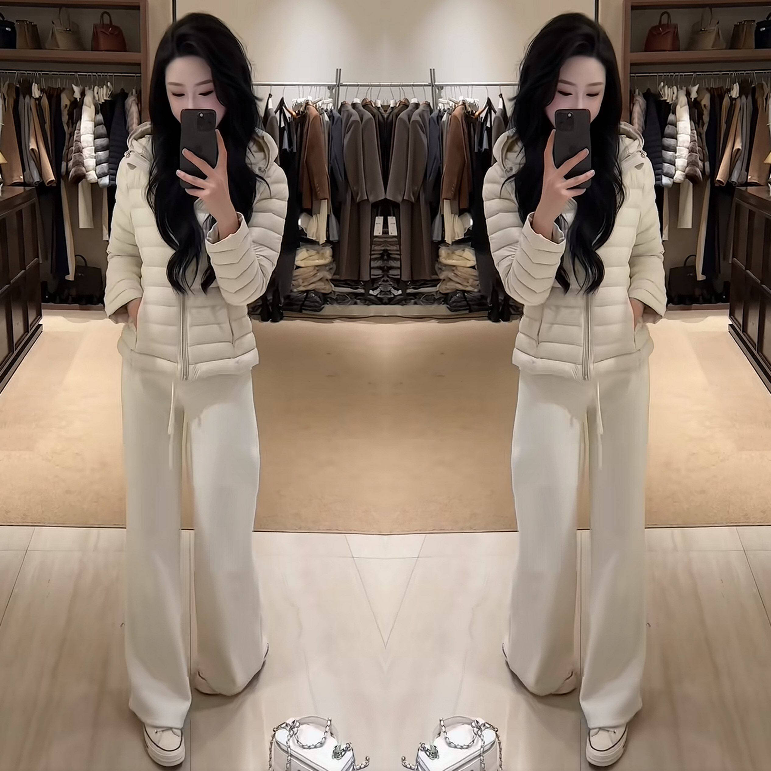 韩版轻薄韩版纯色显瘦棉服外套