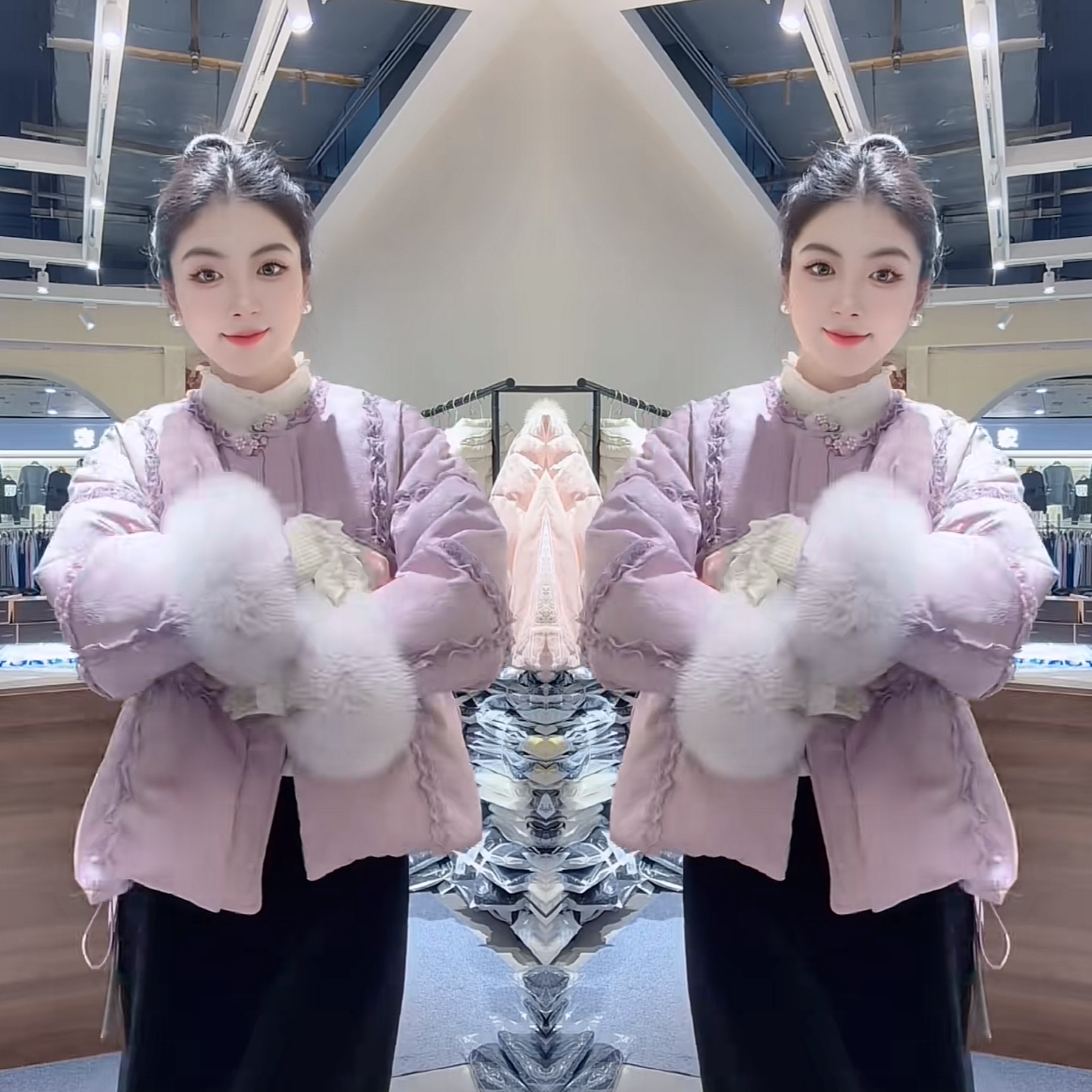 清新脱俗保暖棉服外套2025潮