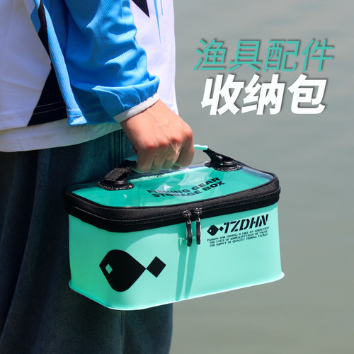 路亚包钓鱼包2025新款多功能防水小型收纳包便携微物小配件渔具包