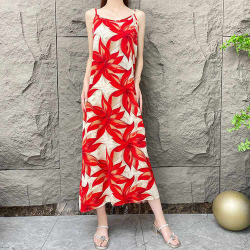 夏季气质宽松枫叶晚林时尚