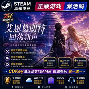 Steam游戏 艾恩葛朗特 回荡新声激活码CDKEY入库全DLC全球可激活