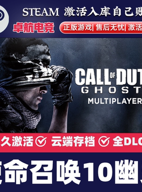 Steam正版 使命召唤10幽灵 激活码CDKEY入库 全球区 全DLC