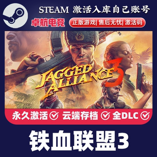 铁血联盟3 正版Steam激活码CDKey入库Jagged Alliance 3全DLC游戏