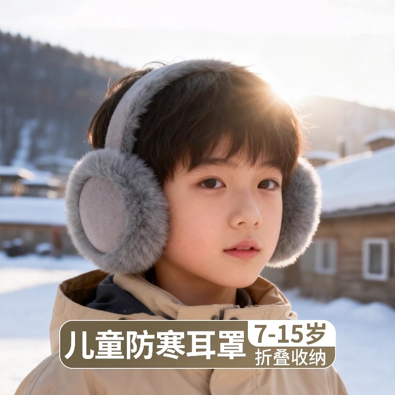 哈尔滨儿童耳罩保暖护耳套冬季加厚耳暖耳捂子男童女孩东北耳包,服饰配件/皮带/帽子/围巾,耳套,淘宝优惠券,粉丝福利购,淘宝优惠卷