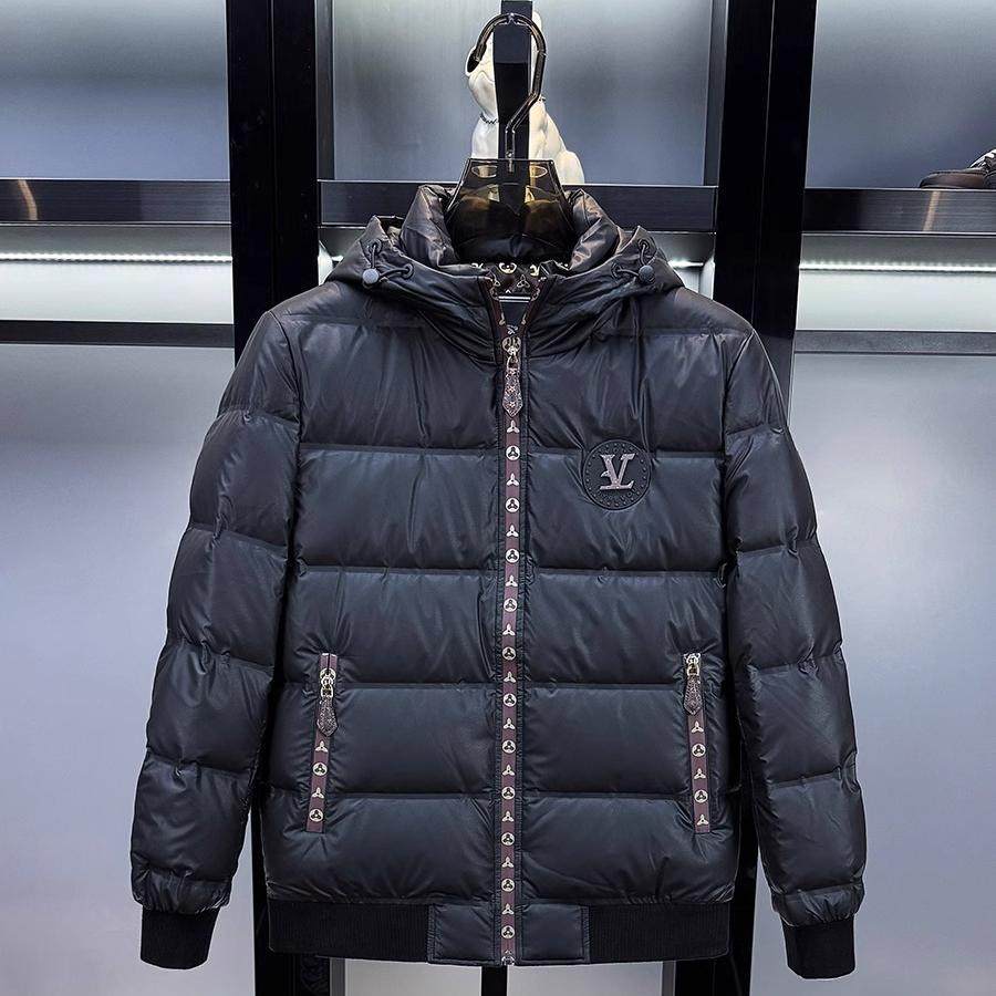 男士羽绒服冬季2025新款高级感运动休闲户外连帽男装加厚外套男