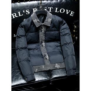 犇公子高端潮牌加厚保暖短款羽绒服男冬季新款休闲防寒服男士外套