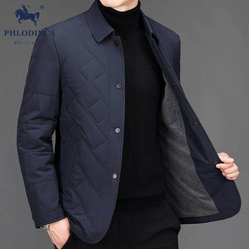 PHLODINCA 中年爸爸棉服男冬季宽松休闲棉衣外套加绒加厚翻领棉袄,男装,棉衣,淘宝优惠券,粉丝福利购,淘宝优惠卷
