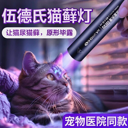 伍德氏灯照猫藓尿紫光灯