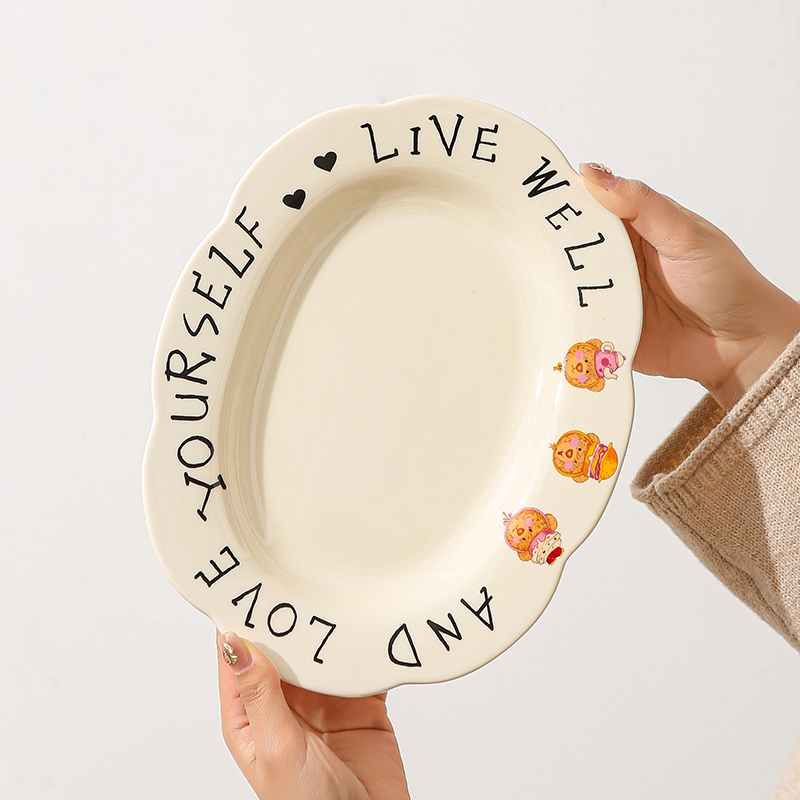 特别好看的餐具套装2025新款家用高级感碗碟碗盘碗筷汤碗盘子组合