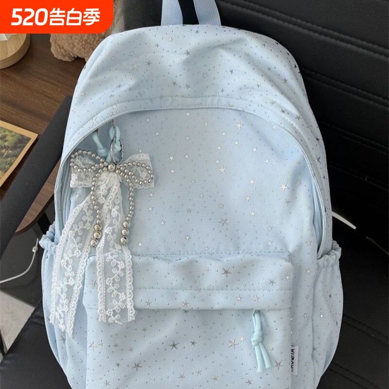 小学生五六年级书包女2025设计双肩包大学生百搭轻便背包初中可放