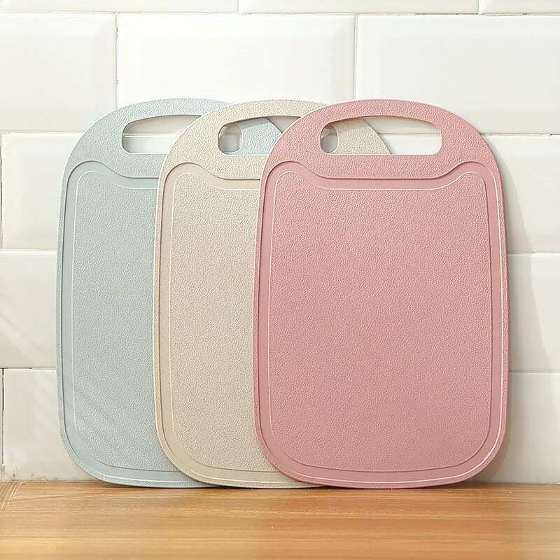 带水槽菜板家用水果防霉砧板塑料小菜板案板刀板粘板切菜板抗菌