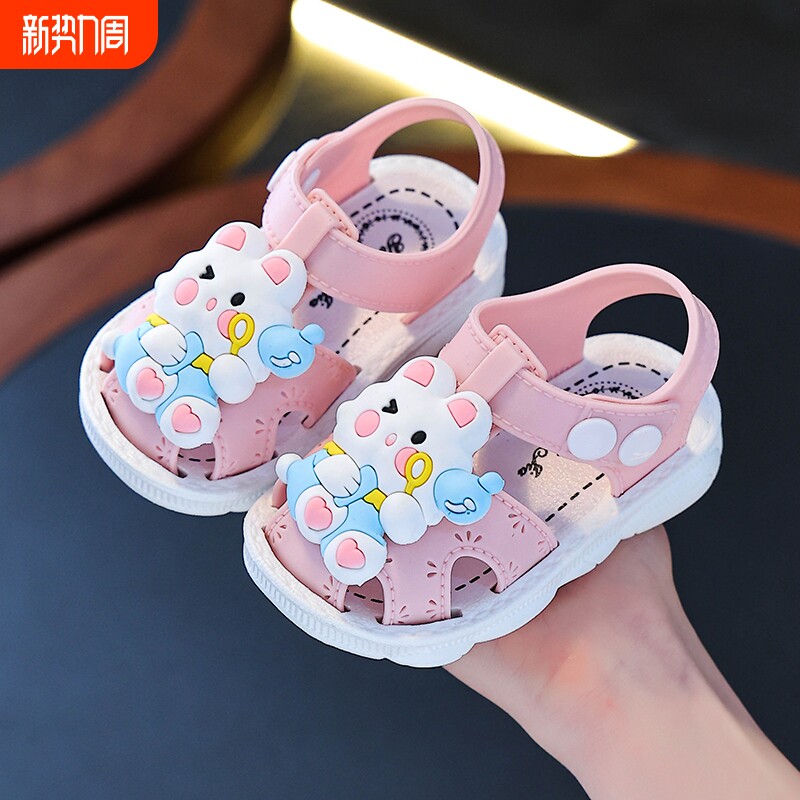 儿童凉鞋2026年夏新款宝宝包头时尚凉鞋透气轻便学步鞋小童鞋子