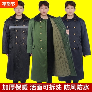 军大衣军官服冬季正版加厚长款过膝防风防寒保暖男均码军绿色大衣