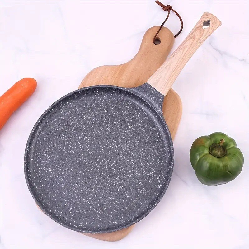 跨境披萨盘不粘平底锅麦饭石煎锅千层班戟牛排锅煎蛋煎饼锅海外烙