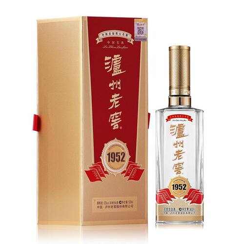 52度泸州老窖1952 500ml 浓香型白酒 纯粮酿造