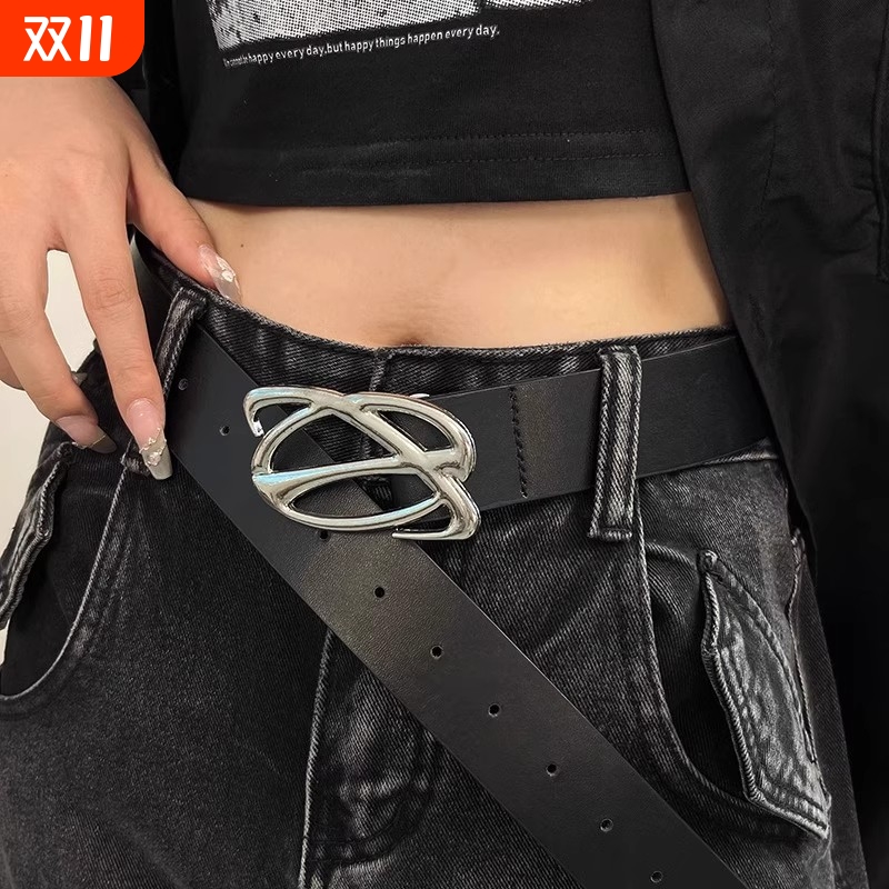 男女通用pu合金休闲百搭皮带时尚