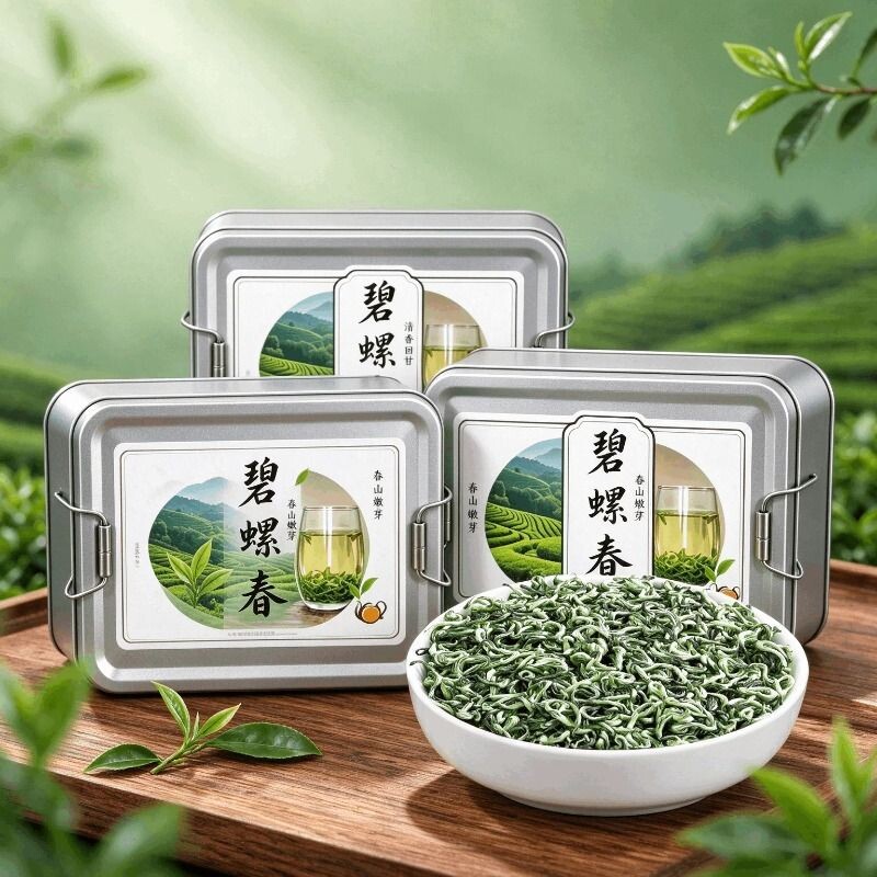 特级碧螺春2026新茶茶叶绿茶高山茶明前春茶浓香送礼500g散装