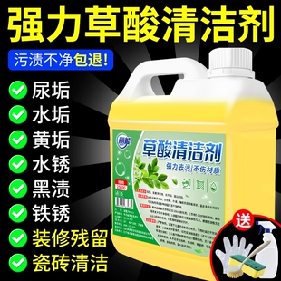 草酸厕所清洁剂高浓缩溶液瓷砖马桶卫生间强力去污去黄洁厕灵水垢