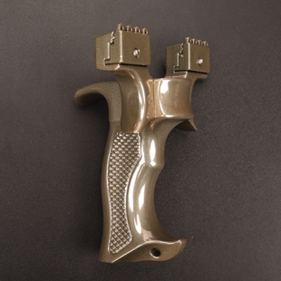 9025树脂盖世英雄弹弓成年人户外专用大威力高精度弹架扁皮筋精准