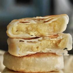 广东正潮汕特产宗惠来隆江咸绿豆饼酥皮手工传统老式糕点健康