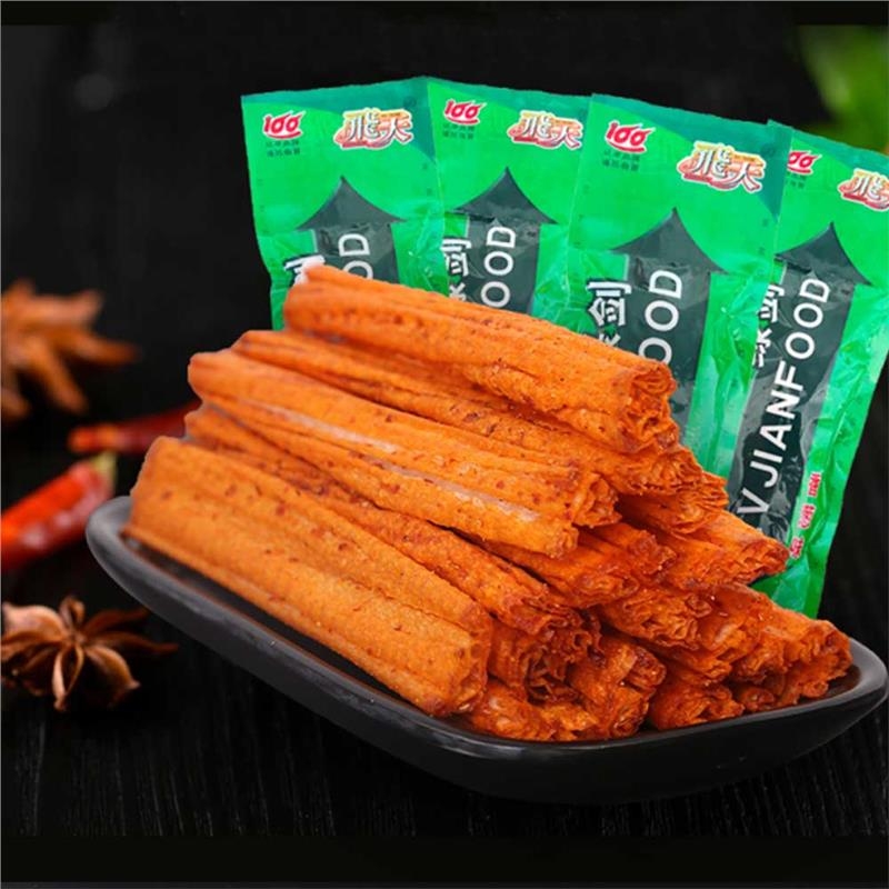 绿剑辣条8090后儿时童年怀旧面筋校园小吃五毛钱一箱零食经典