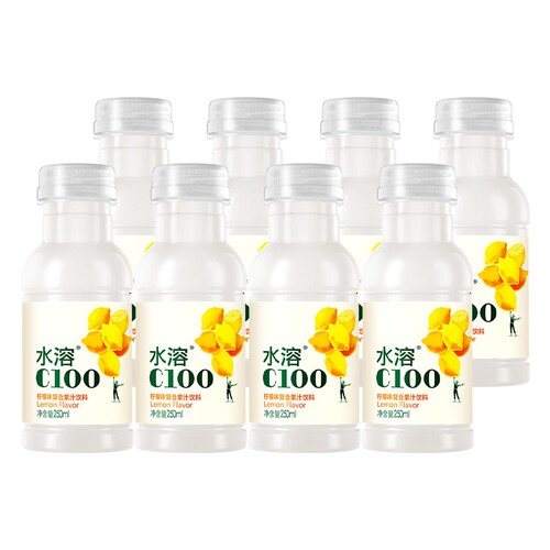 农夫山泉水溶C复合果汁饮料迷你小瓶装250ml*8瓶