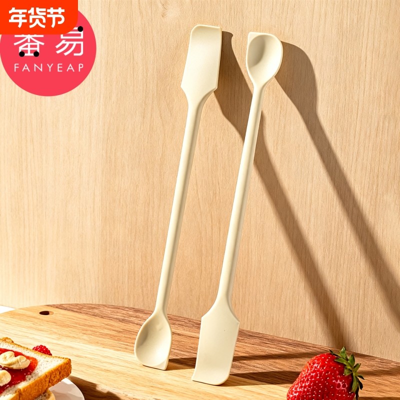 抹勺A1vo001-双头多功能抹酱铲长柄搅拌勺家用舀果酱刮黄油勺子,厨房/烹饪用具,其它烘焙器具,淘宝优惠券,粉丝福利购,淘宝优惠卷