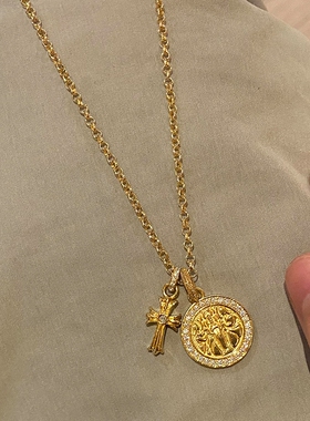 十字高级感清新百搭优雅项链